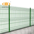 White PVC Coated Welded Wire Mesh Fence